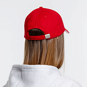 Бейсболка Spiker, красная с белым