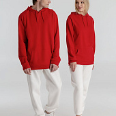 Толстовка с капюшоном унисекс Hoodie, красная