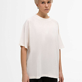 Футболка унисекс оверсайз T2, молочно-белая