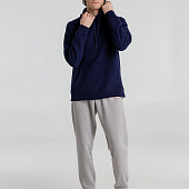 Толстовка с капюшоном унисекс King, темно-синяя