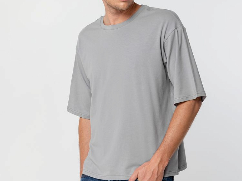 Футболка унисекс оверсайз Street Vibes, серая