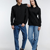 Рубашка поло с длинным рукавом Prime LSL, черная