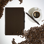 Блокнот на спирали Coffeist, коричневый