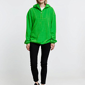 Анорак флисовый унисекс Fliska, зеленое яблоко