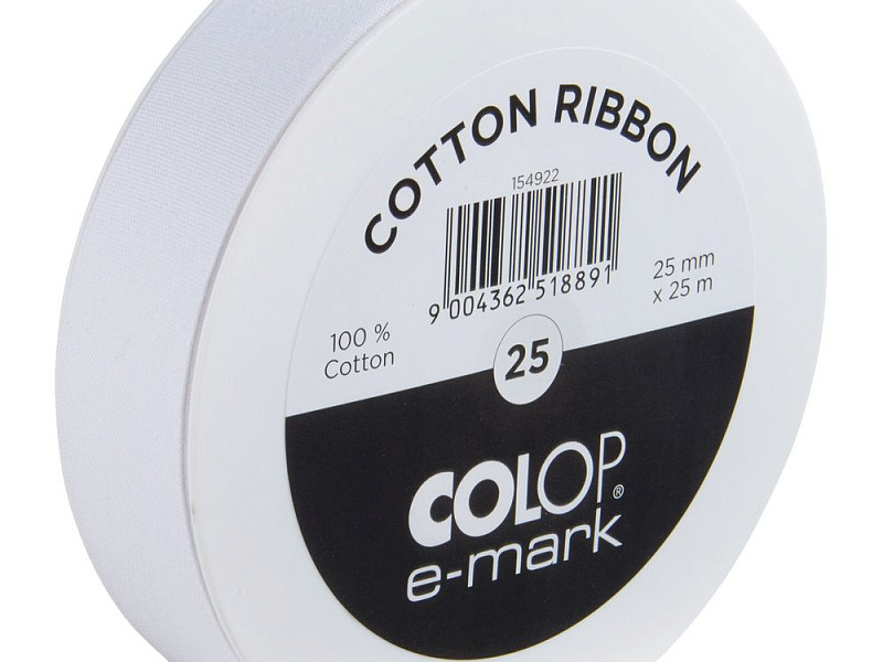 Лента Colop E-mark 25, белая