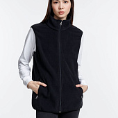 Жилет флисовый унисекс Nesse, черный