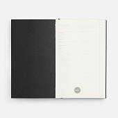 Ежедневник Flat Mini, недатированный, черный