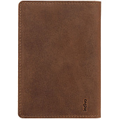 Обложка для паспорта inStream, коричневая