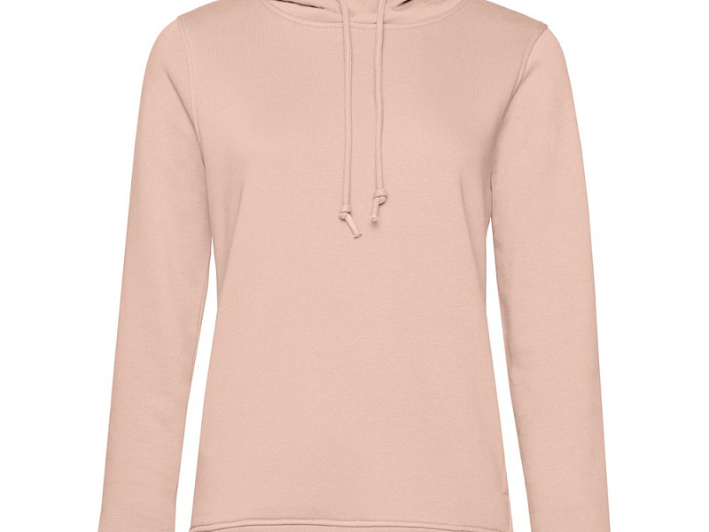 Толстовка с капюшоном женская BNC Inspire (Organic), розовая