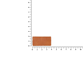 Лейбл кожаный Pasek, XS, горчичный