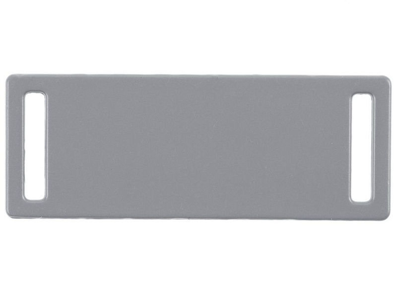 Шильдик металлический Kova, серый