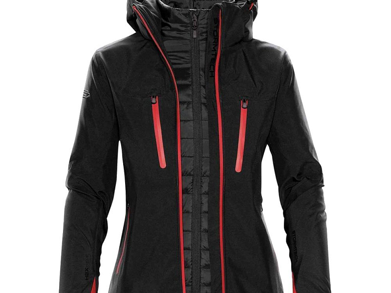 Куртка-трансформер женская Matrix, черная с красным