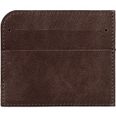 Чехол для карточек Apache, темно-коричневый