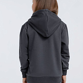 Худи детское Kirenga Kids 2.0, темно-серое (графит)