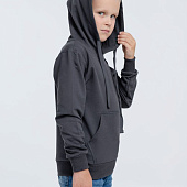 Худи детское Kirenga Kids 2.0, темно-серое (графит)