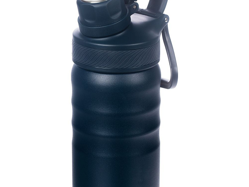 Термобутылка Fujisan 2.0 без логотипа, темно-синяя