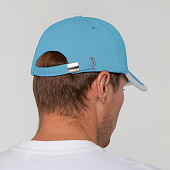 Бейсболка Honor, голубая с белым кантом