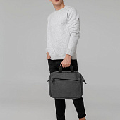 Конференц-сумка The First, темно-серая