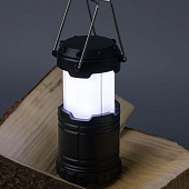 Кемпинговый фонарь с имитацией пламени Lindau Flame, черный