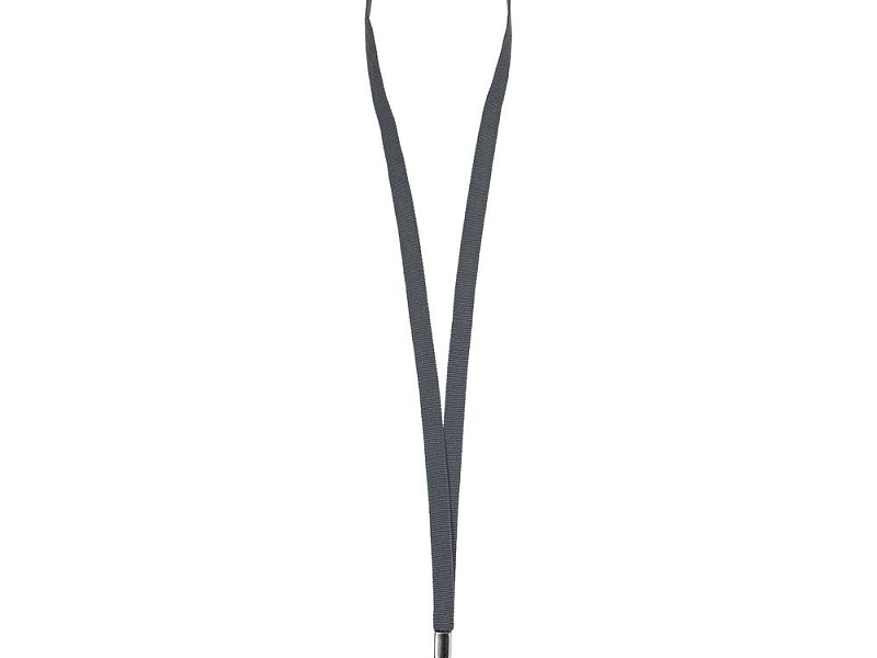 Лента с карабином Colorplan, серая