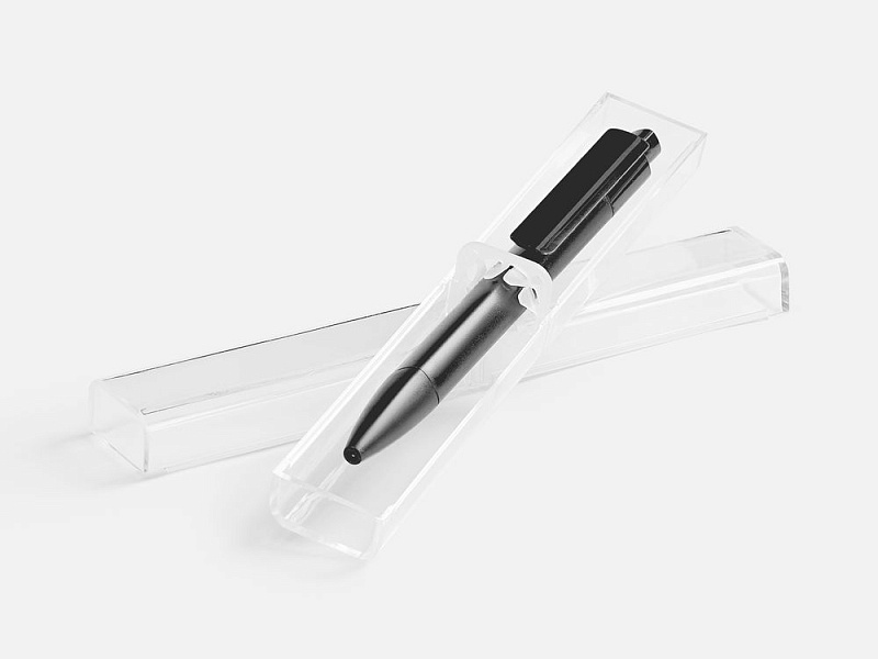 Ручка шариковая Prodir DS4 PMM-P в футляре, черная