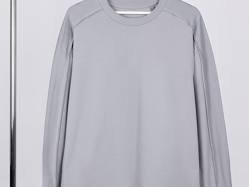 Свитшот унисекс Vozduh, светло-серый