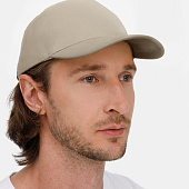 Бейсболка Long Beach, бежевая