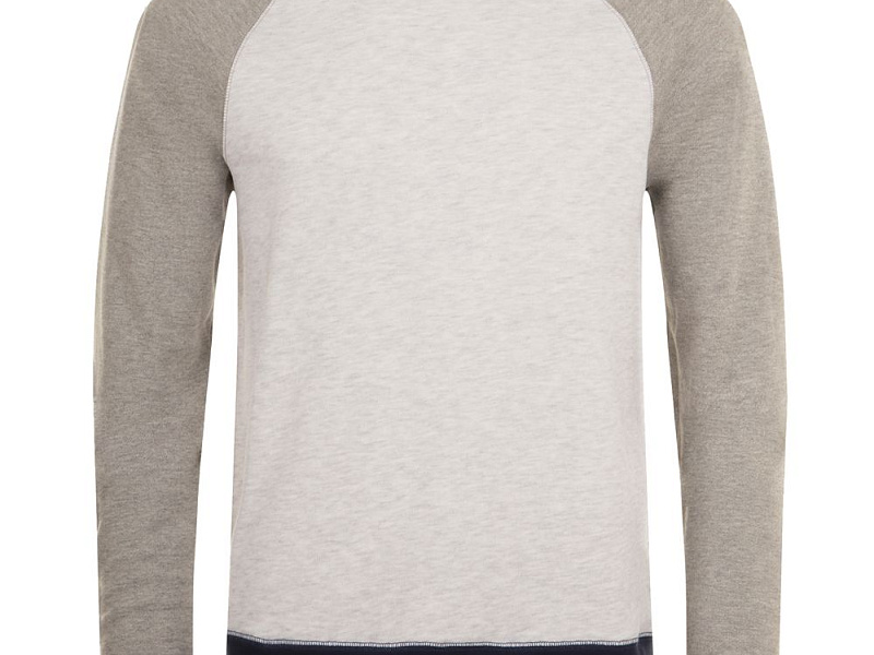 Толстовка унисекс Sandro, светло-серый меланж с темным меланжем