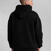Худи Furry Oversize, черное