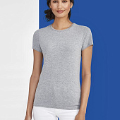 Футболка женская Miss 150, серый меланж