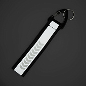 Светоотражающий брелок Flashline, серый с черным