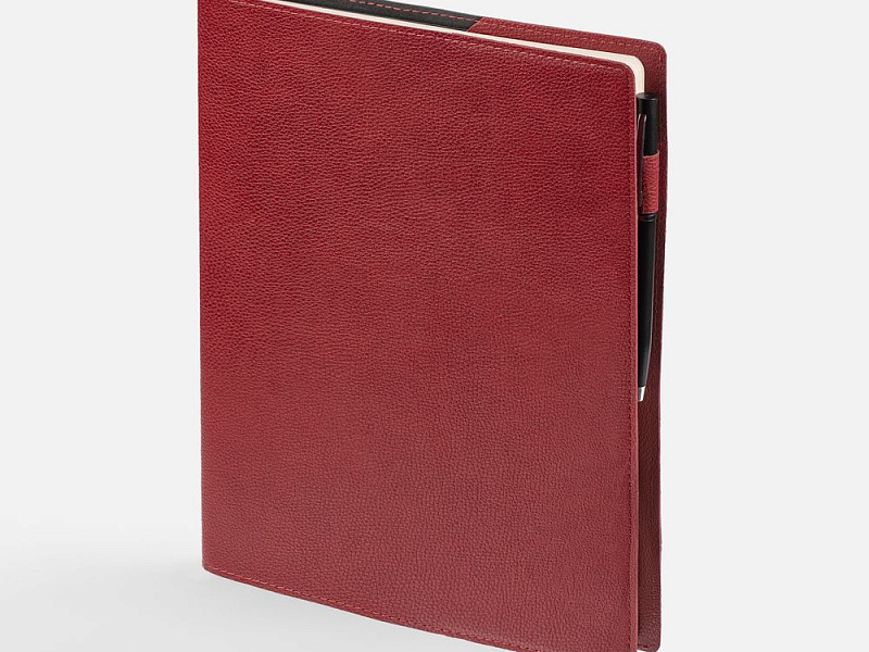 Ежедневник в суперобложке Brave Book, недатированный, красный