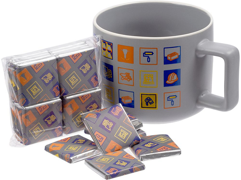 Набор с горьким шоколадом Industry, строительство