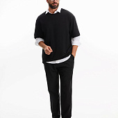 Футболка оверсайз унисекс Lavinia, черная