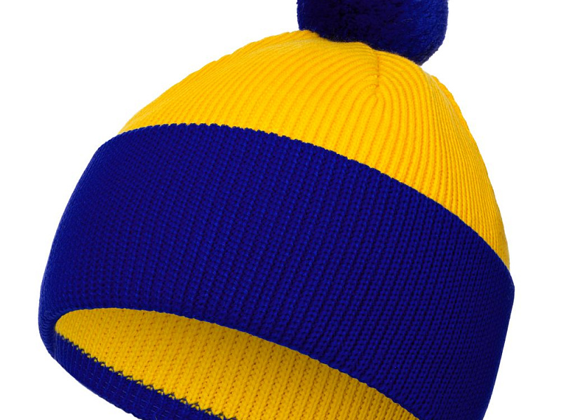Шапка Snappy, желтая с синим
