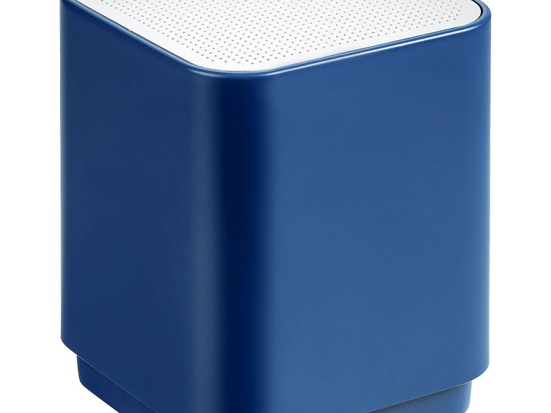 Беспроводная колонка с подсветкой гравировки Glim, синяя