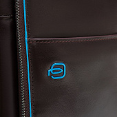 Сумка мужская для ноутбука Piquadro Blue Square, коричневая
