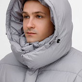 Пуховик унисекс Kapsula, серый