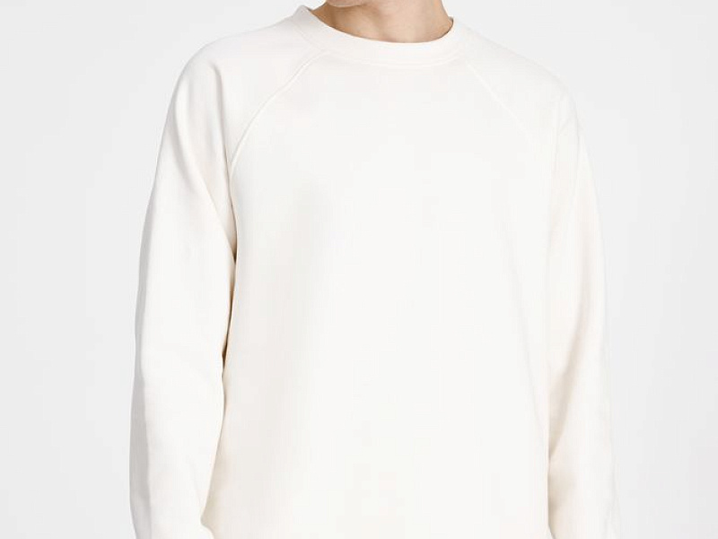 Свитшот унисекс S1, молочно-белый