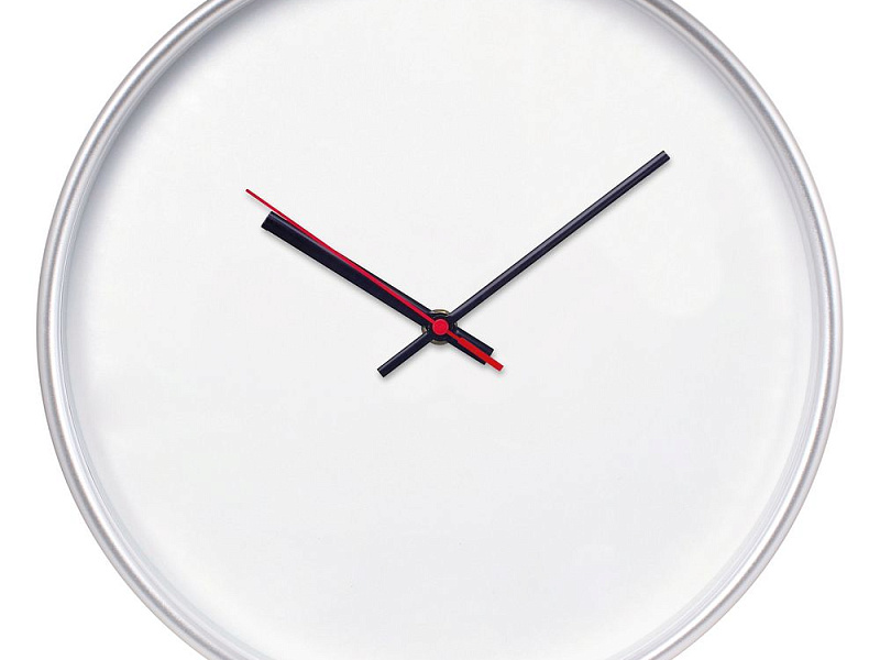 Часы настенные ChronoTop, серебристые