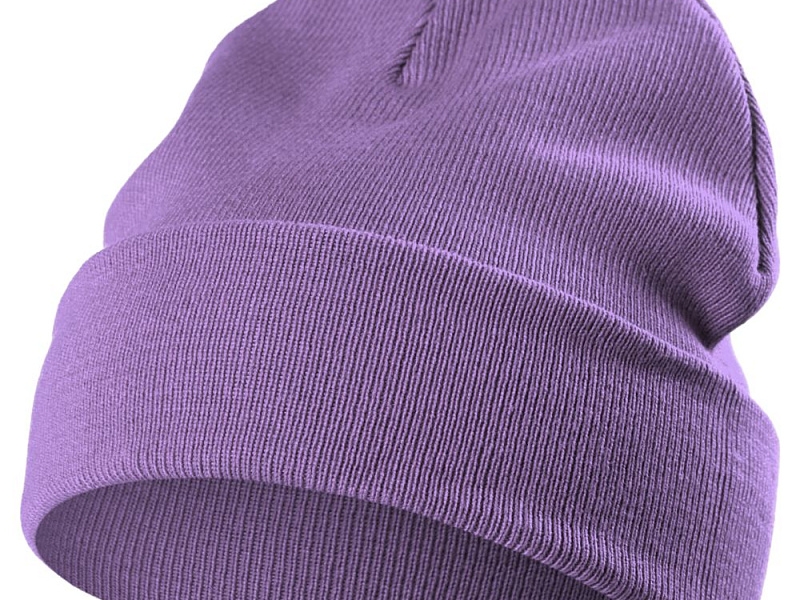 Шапка Real Talk, сиреневая
