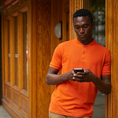 Рубашка поло мужская Inspire, черная