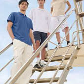 Рубашка поло женская Pacific Women, синяя (джинс)