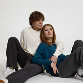 Джемпер оверсайз унисекс Stated в сумке, белый (молочный)