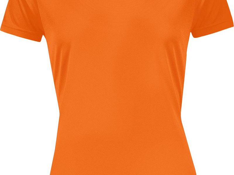Футболка женская Sporty Women 140, оранжевый неон