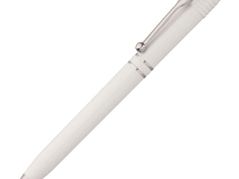 Ручка шариковая Raja Chrome, белая