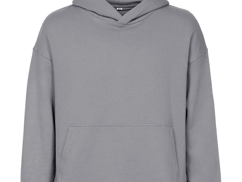 Худи оверсайз унисекс Outshine, серое
