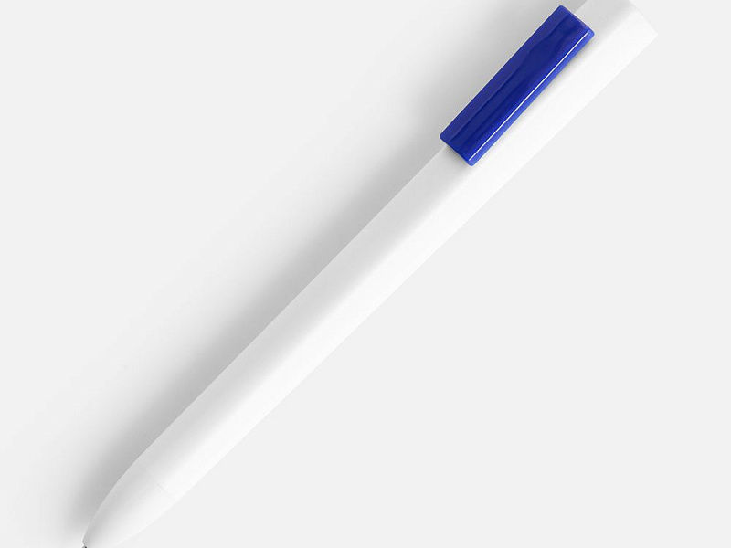 Ручка шариковая Swiper SQ, белая с синим