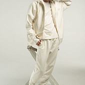 Толстовка унисекс H3, молочно-белая