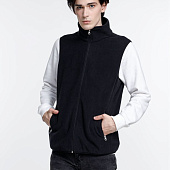 Жилет флисовый унисекс Nesse, черный